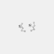The Cassiopeia Constellation Multi Pierced Stud Earrings - thumb 5