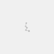 The Cassiopeia Constellation Multi Pierced Stud Earrings - thumb 7