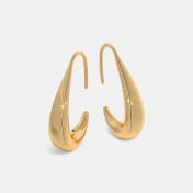 The Hasfar J Hoop Earrings - thumb 5