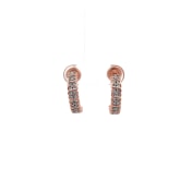 The Weppel J Hoop Earrings - thumb 1
