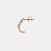 The Shwank J Hoop Earrings - thumb 7