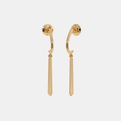 The Drena Dangle Hoop Earrings - thumb 1