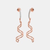 The Orsic Dangle Hoop Earrings - thumb 1