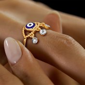 The Anselma Evil Eye Ring - thumb 5