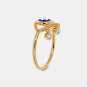 The Anselma Evil Eye Ring - thumb 8