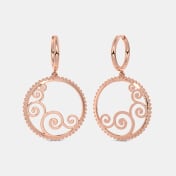 The Matthias Dangle Hoop Earrings - thumb 1