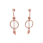 The Yannik Dangle Hoop Earrings - thumb 2