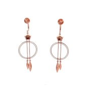 The Yannik Dangle Hoop Earrings - thumb 4