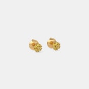The Yellow Sapphire Azerbaijan Stud Earrings - thumb 4