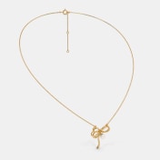The Tiana Bow Pendant Necklace - thumb 7