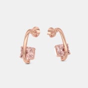 The Peacho Blink J Hoop Earrings - thumb 4