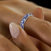 The Glimmer Mosaique Band Ring - thumb 4