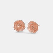 The Blooming Rose Stud Earrings - thumb 1