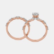 The Lumiere Des Etoiles Bridal Ring Set - thumb 7