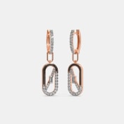 The Ineza Dangle Hoop Earrings - thumb 1