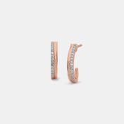 The Arabella Huggie Earrings - thumb 1