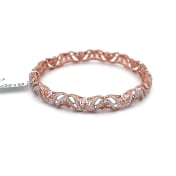The Regal Lotus Round Bangle - thumb 4