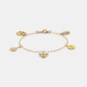 The Velvet Bloom Charm Bracelet - thumb 1