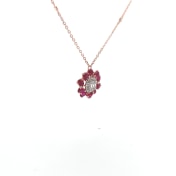 The Rubyfloret Pendant Necklace - thumb 4