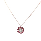 The Rubyfloret Pendant Necklace - thumb 5