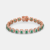 The Emerald Octet Tennis Bracelet - thumb 1