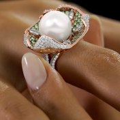 The Olivepearl Cocktail Ring - thumb 4