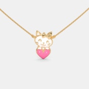 The Kitty Heartstrings Kids Necklace - thumb 3