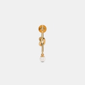 The Syem Knot Drop Earrings - thumb 5