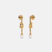 The Syem Knot Drop Earrings - thumb 1