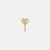 The Elsera Heart Stud Earrings - thumb 6