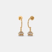 The Mekhai Dangle Hoop Earrings - thumb 1