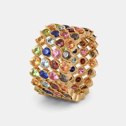 The Quadra Luxe Band Ring - image 1
