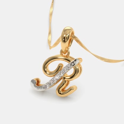 The Liham R Pendant | BlueStone.com