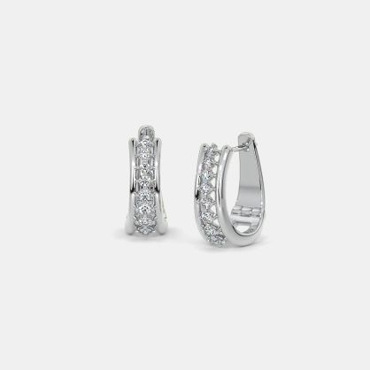 The Iris Huggie Earrings