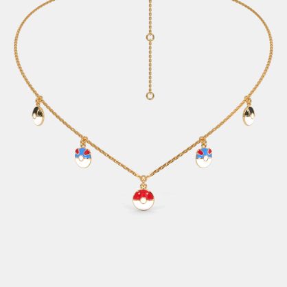 The Pokeball Charm Necklace