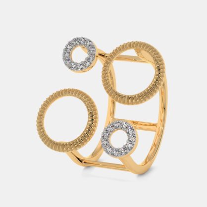The Core Round Leaf Ring
