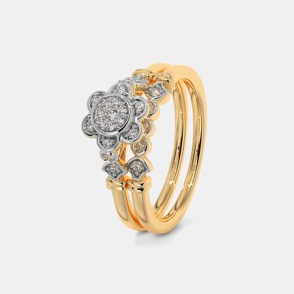 The Caricia Bridal Ring Set