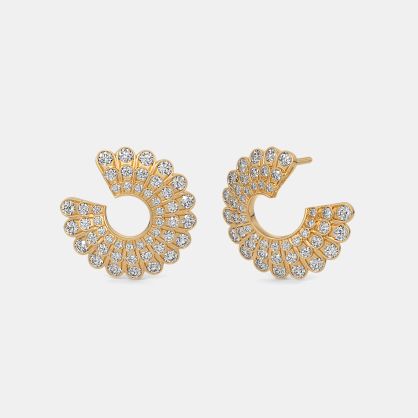 The Nestlet Orange Peel Earrings