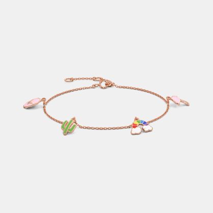 The Rainbow Cloud Charm Bracelet