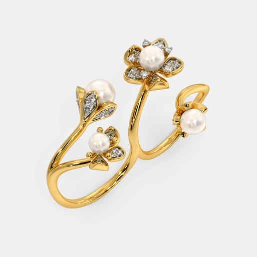 The Fioritura Two Finger Ring