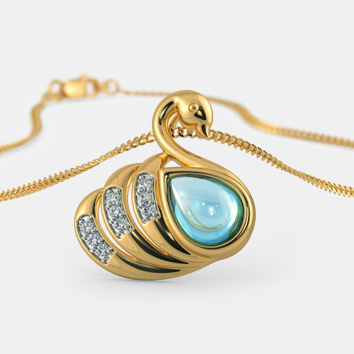 The Courtly Cygnet Pendant For Kids