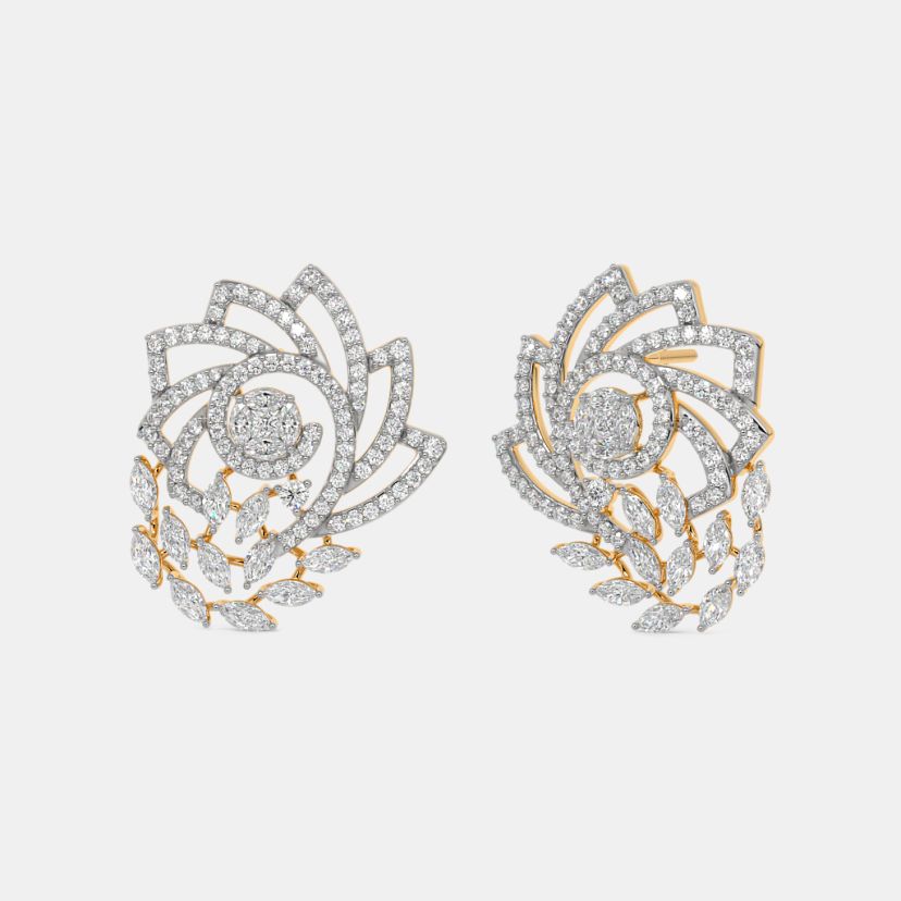The Astral Lotus Stud Earrings - image 1