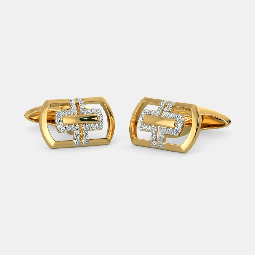 Buy Latest Gold Cufflinks Design Online BlueStone