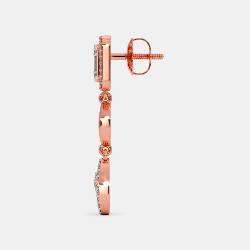 The Albira Bridal Drop Earrings - image 4