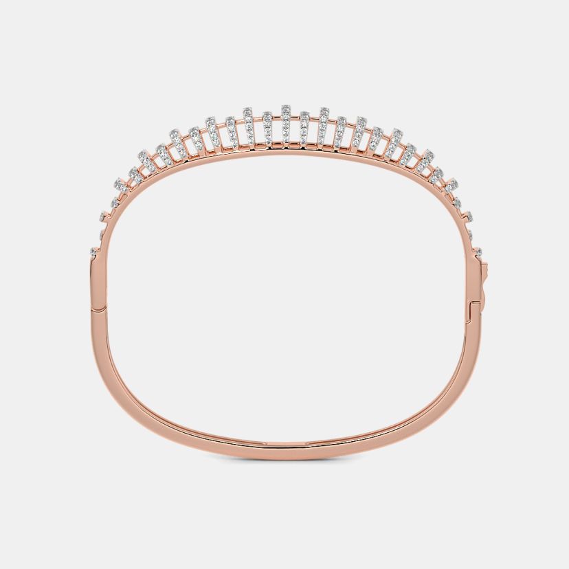 The Encrusted Diamond Oval Bangle - image 6
