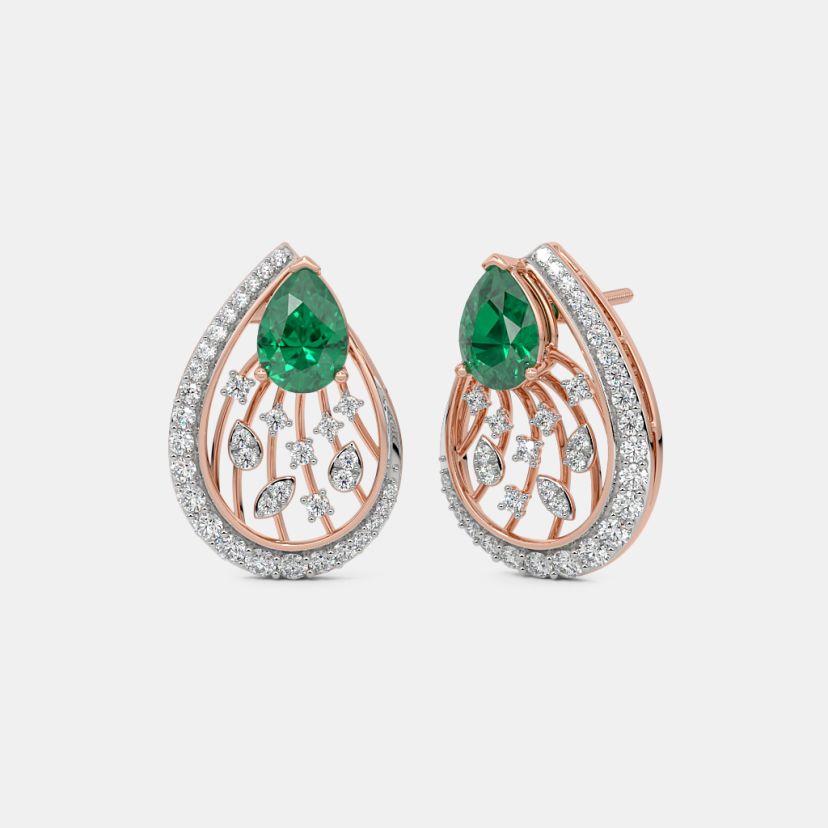The Pavone Stud Earrings - image 1