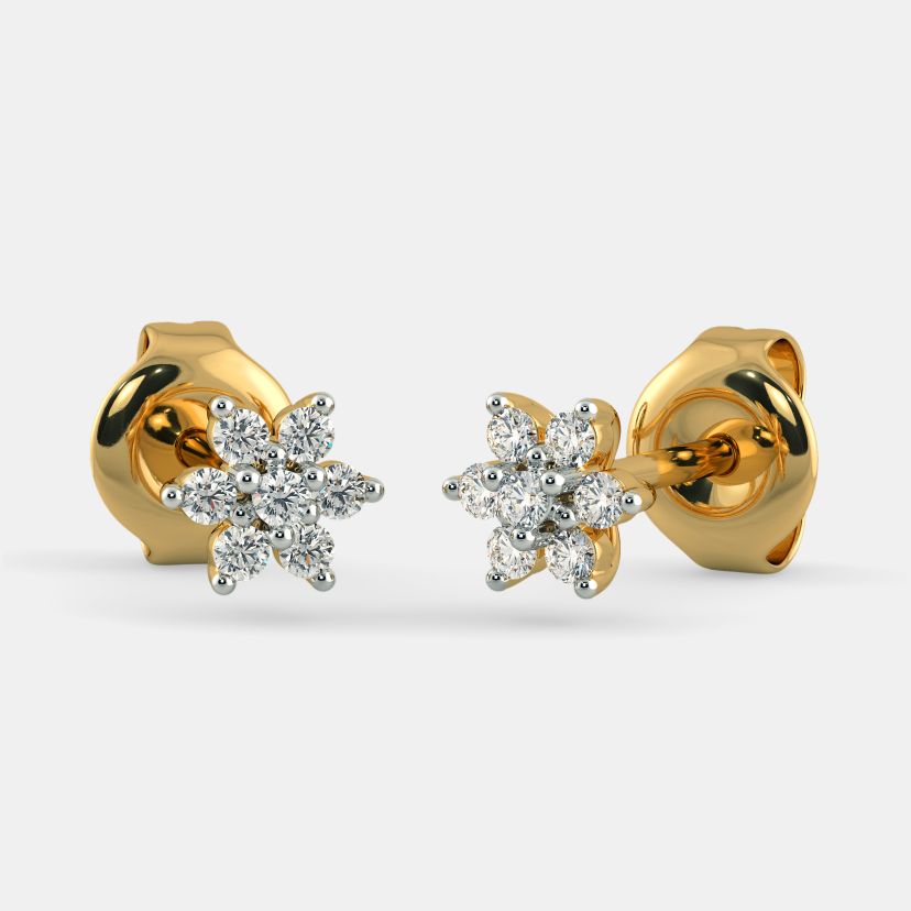 Buy Gold Earrings Online At Best Prices | CaratLane
