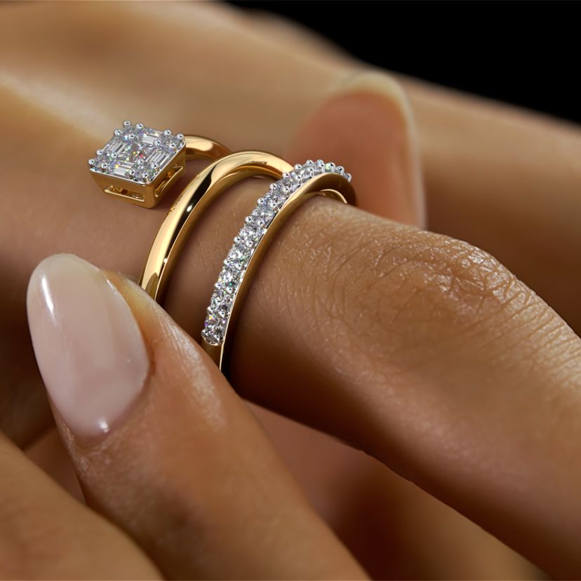 The Harmonia Spiral Ring - image 6