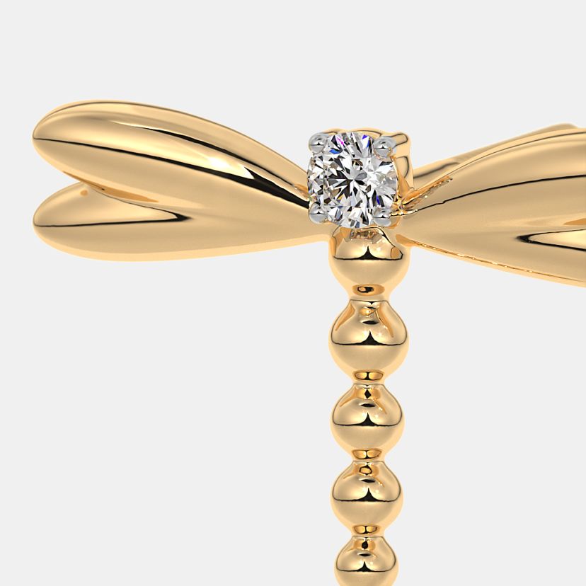 The Dragonfly Multi Pierced Stud Earrings - image 5