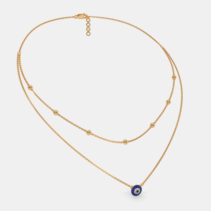 The Ailia Evil Eye Layered Necklace - image 7